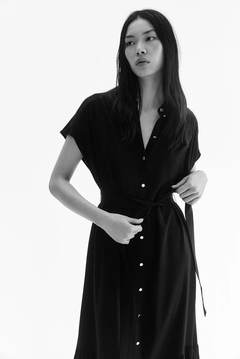 H&M Tie-belt shirt dress