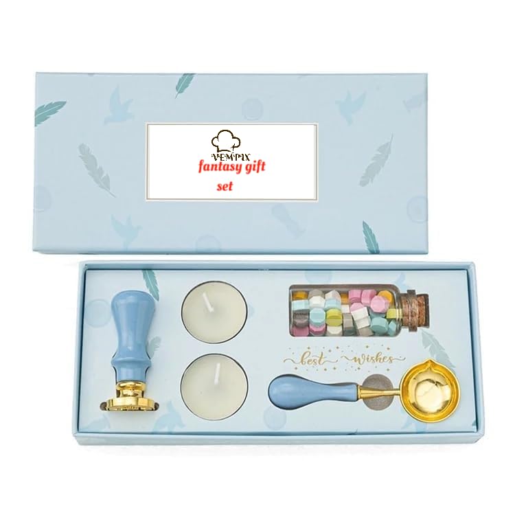 VEMPIX Wax Seal Stamp Kit Wax Seal Kit Seal Stamp Kit Wax Seal Stamp with Sealing Model Number 2 - Image 1