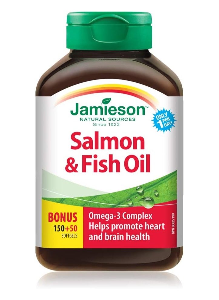 Jamieson Jamieson Salmon and Fish Oil 1,000 mg  - Image 1