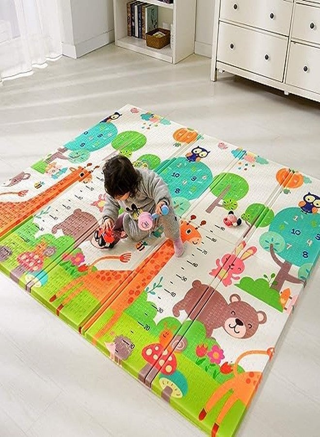 RIGJAK Baby Folding Play mat, Reversible Play mats for Kids, Baby Carpet, Playmat for XPE BPA Free Crawling Baby, Extra Large Fordable Foam Baby Play Mat (200 x 150 cm, 8 MM Thickness) (Alphabet) - Image 1