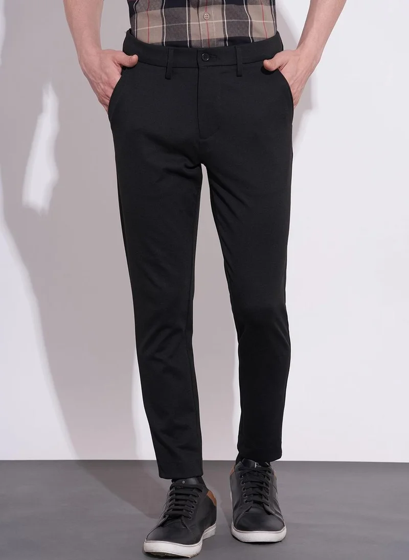 Being Human Men Slim Fit Mid-Rise Plain Chinos Trousers