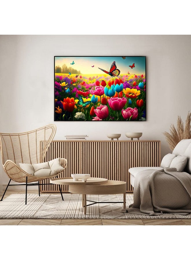 HUADA TOY Jigsaw Puzzles For Adults 1000 Piece Jigsaw Puzzles For Adults Challenging Game Butterfly Puzzle With Letters On Back（Butterfly And Flower） - Image 5