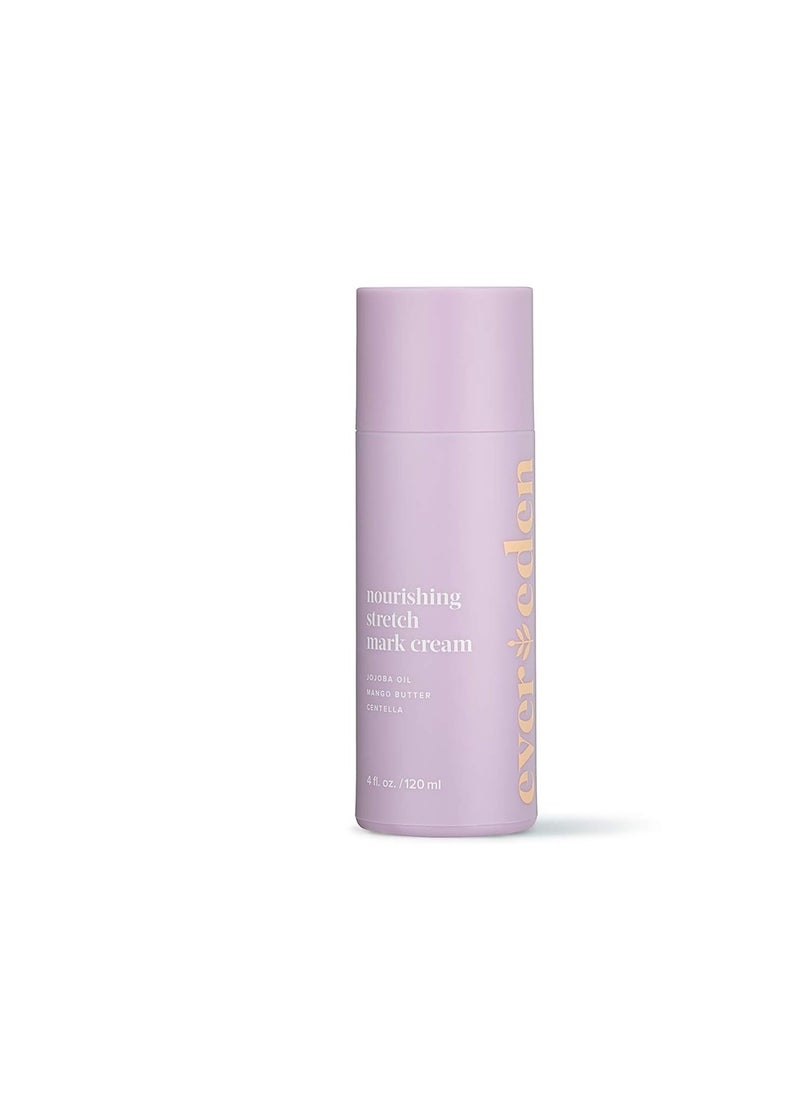 Evereden Evereden Nourishing Stretch Mark Cream (4 fl.oz): Clean & Vegan Stretch Mark Cream for Pregnancy and Postpartum | Pregnancy Stretch Mark Prevention | Rich in Vitamins & Minerals  - Image 1