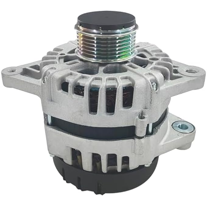 DYRDINSHOW Alternator for Hyundai Accent L4 1.6L 2018-2019, for Kia Soul Rio Seltos L4 1.6L 2017-2021, 130A 12V CW 6-Groove Clutch Pulley, Replace# 373002B970 2626125 - Image 1