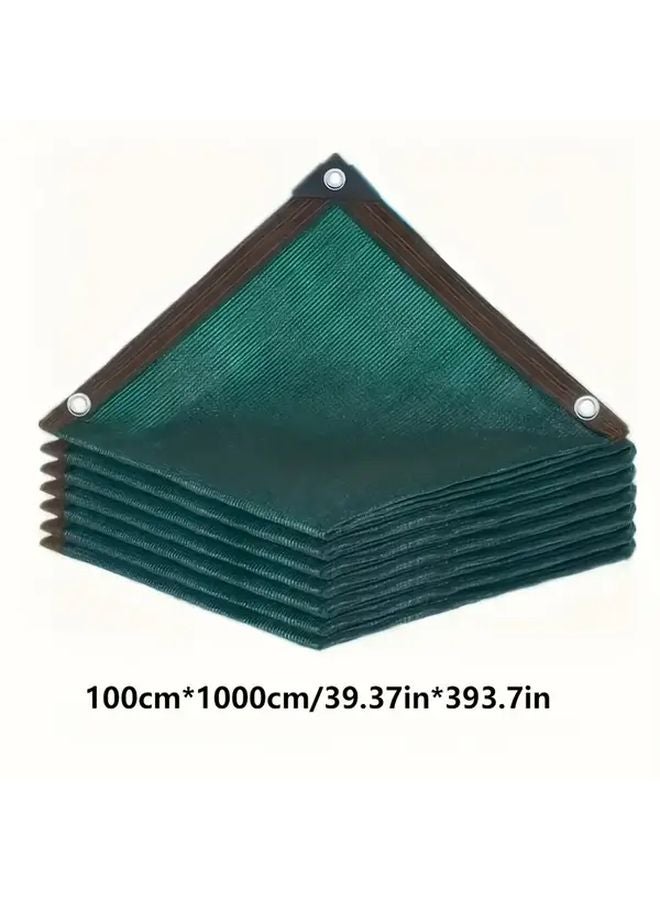 شاشة سياج خصوصية خضراء 78 × 74 بوصة × 393.7 بوصة، شبكة ظل شمسية للحماية من الأشعة فوق البنفسجية للشرفة والحديقة والمسابح - Image 3