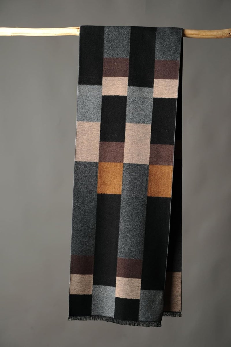 CUDDLE DREAMS Men's Silk Scarves for Winter, 100% Mulberry Silk Brushed, Luxuriously Soft & Warm, Decent Box Packed - Image 3