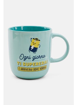 Mr. Wonderful Ogni Giorna Ceramic Coffee Mug 380 ml, Light Blue Combo  - Image 1