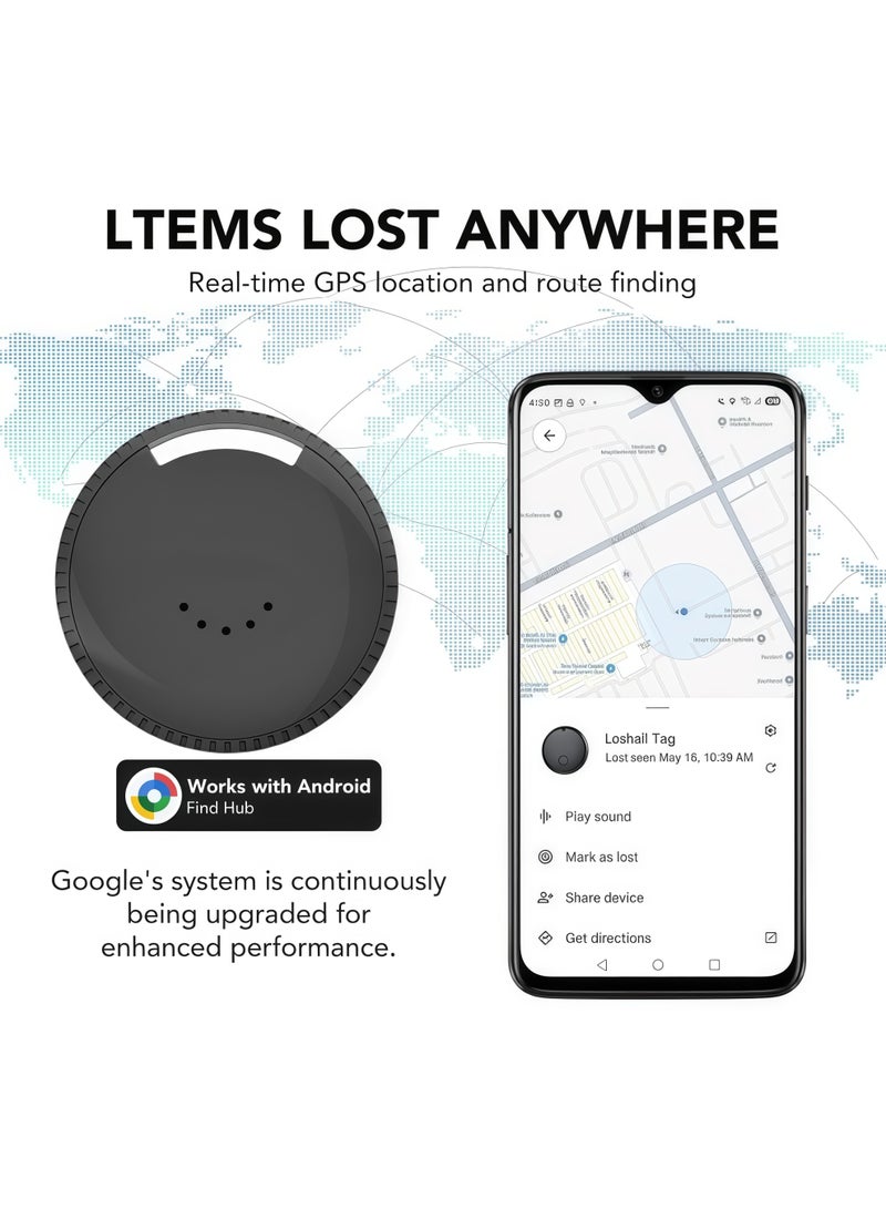 AURIEL 2Pack Bluetooth Smart Tracker Tag, Works with Google's Find Hub (Android Only), Air Tracker Item Locator, Waterproof, Replaceable Battery - Image 2