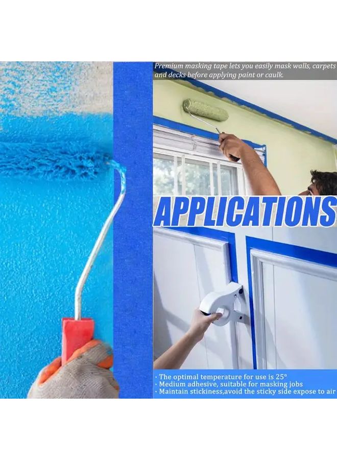 شريط تمويه أخضر عالي الالتصاق 35 ملم × 787 بوصة لطلاء السيارات والحرف اليدوية والمشاريع - Image 5