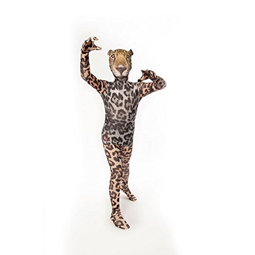 Morphsuits Kids Jaguar Animal Costume, Cheetah Leopard Halloween Costume for Boys Girls M - Image 4