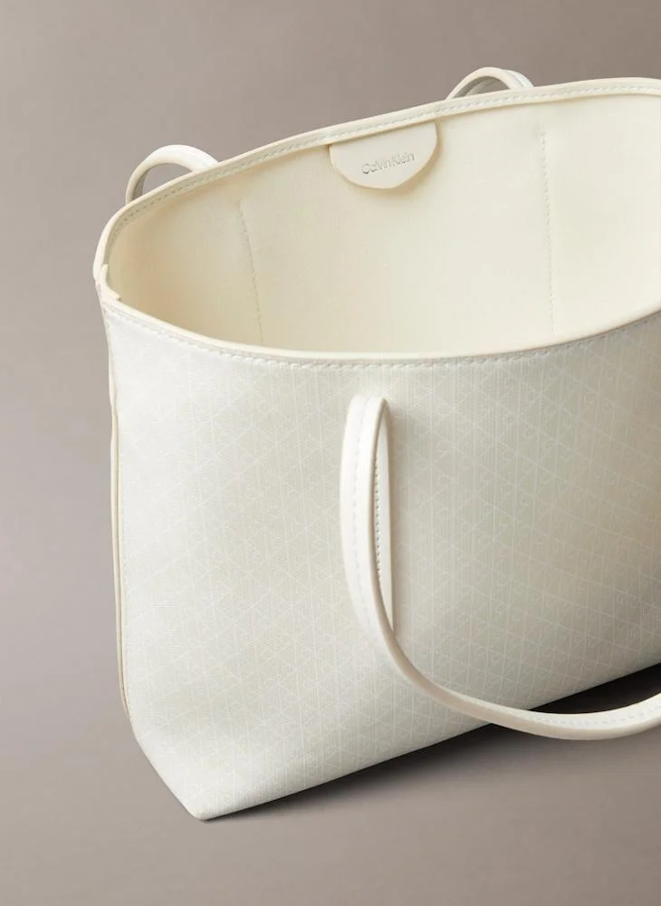 CALVIN KLEIN  Coated Emblem Small Tote Bag for Women | Best Price UAE