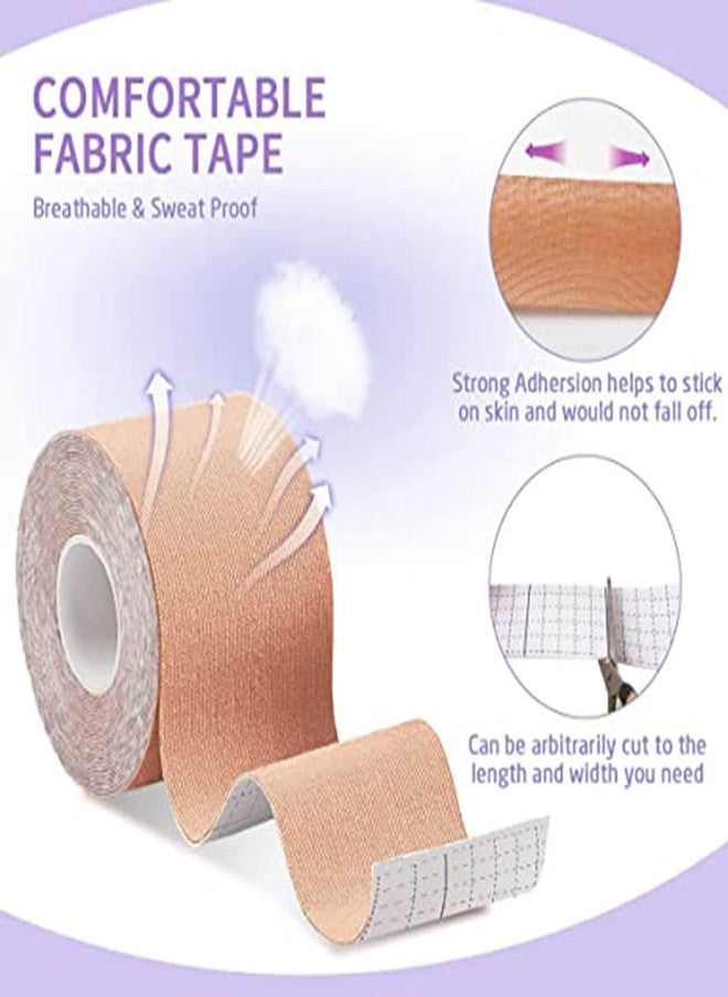 FIMS Women Breast Lift Tape - Beige Stick-On Body Tape - Image 4