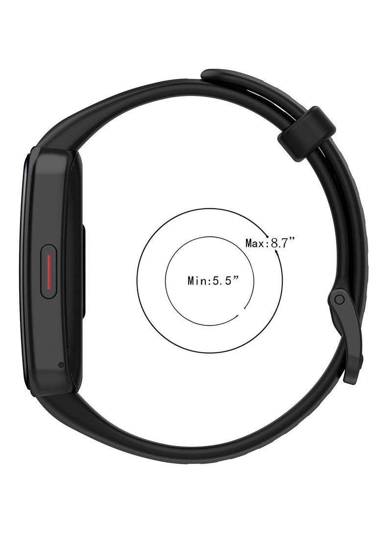 4Pcs Silicone Watchband For Huawei Band 6 Strap SmartWatch WristbandBracelet Wriststrap Sport Replacement