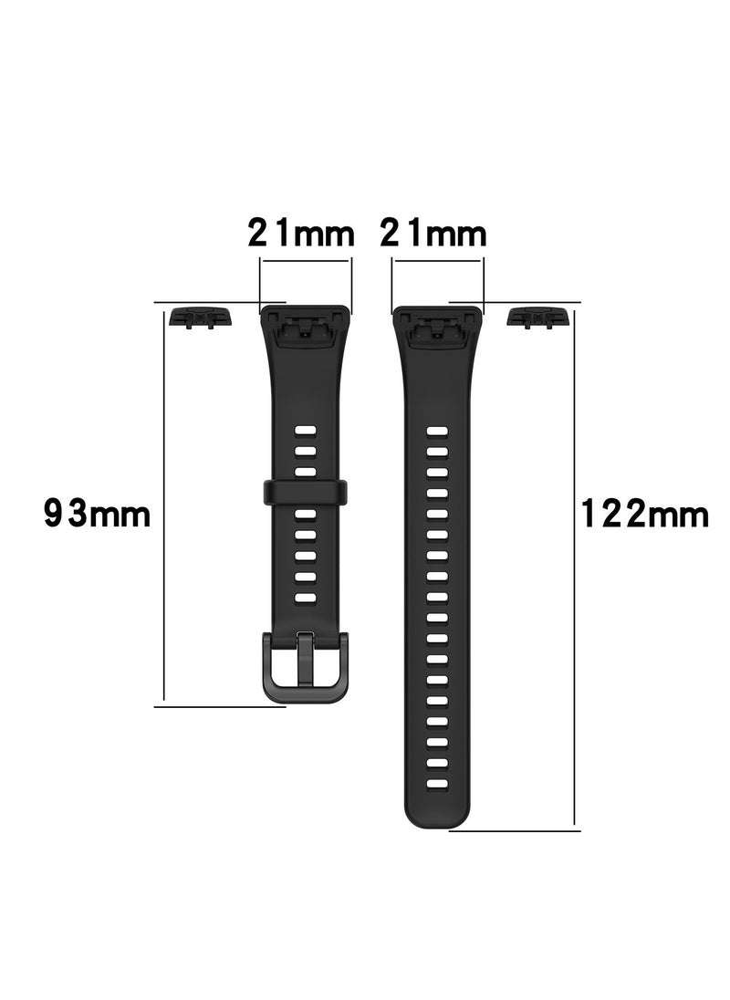 4Pcs Silicone Watchband For Huawei Band 6 Strap SmartWatch WristbandBracelet Wriststrap Sport Replacement