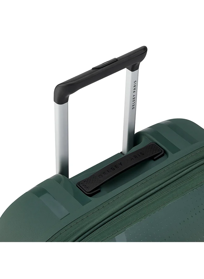 DELSEY Paris Clavel 70cm 4 Double-Wheeled Luggage Trolley (Recycled Material) - Deep Green