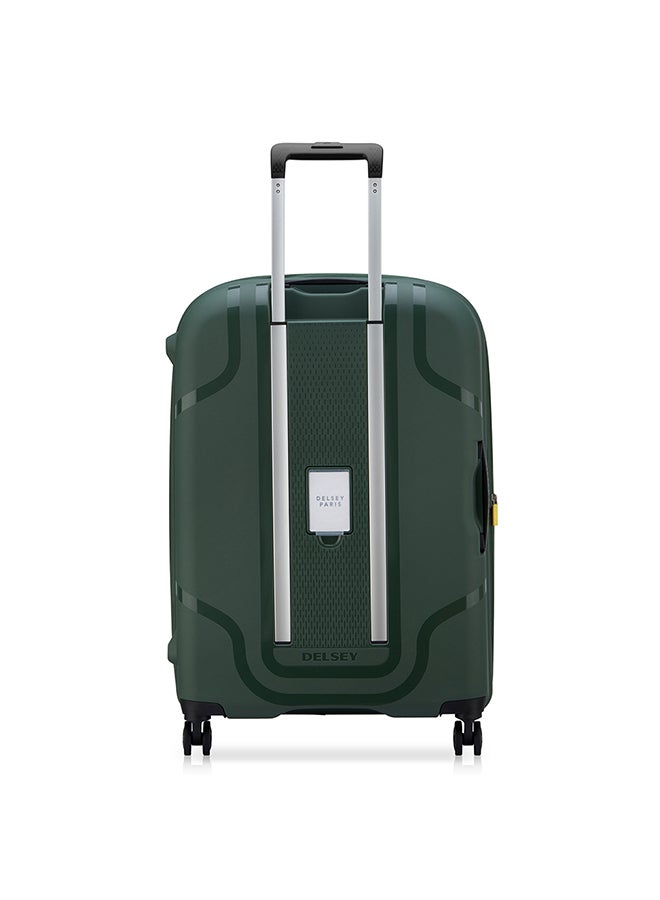 DELSEY Paris Clavel 70 cm 4 Double-Wheeled Luggage Trolley (Recycled Material) - Deep Green - Image 4
