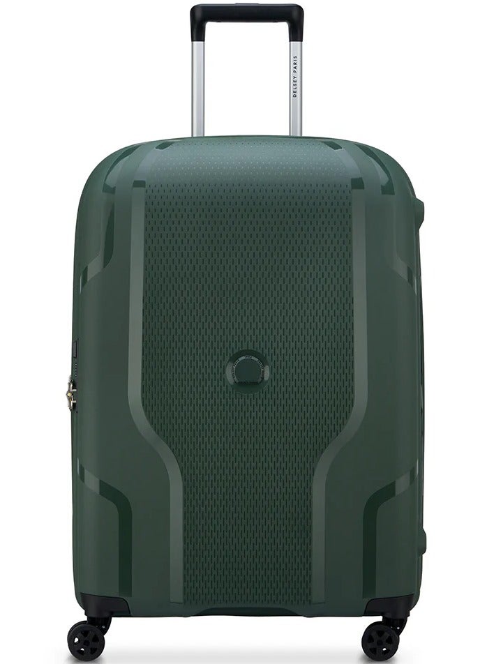 DELSEY Paris Clavel 70 cm 4 Double-Wheeled Luggage Trolley (Recycled Material) - Deep Green - Image 1