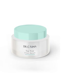FARMASI Dr. C. Tuna Tea Tree Cream – For Oily & Blemish-Prone Skin, Vegan & Non-Greasy Moisturizer with Tea Tree & Carrot Oil, 2.7 fl oz / 80 ml  - Image 1