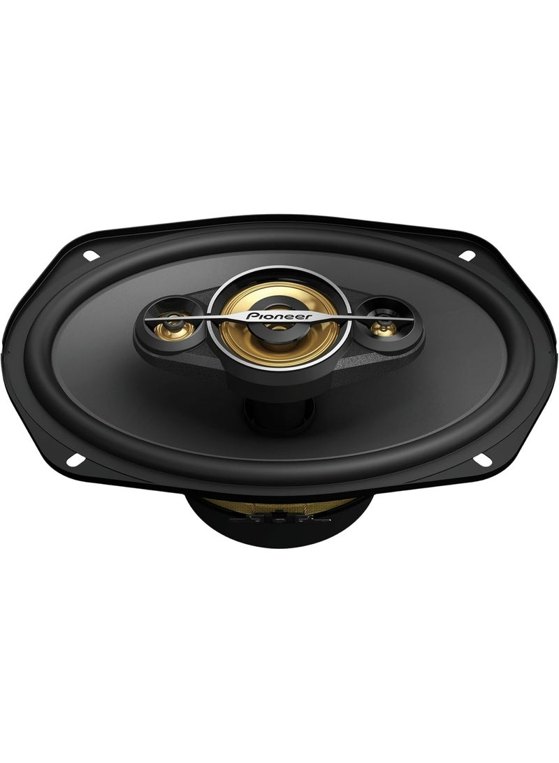 Pioneer TS-A6978S 650W Max 100W RMS 4-Way Speaker, 9-Inch Length x 6-Inch Height, Black - Image 2