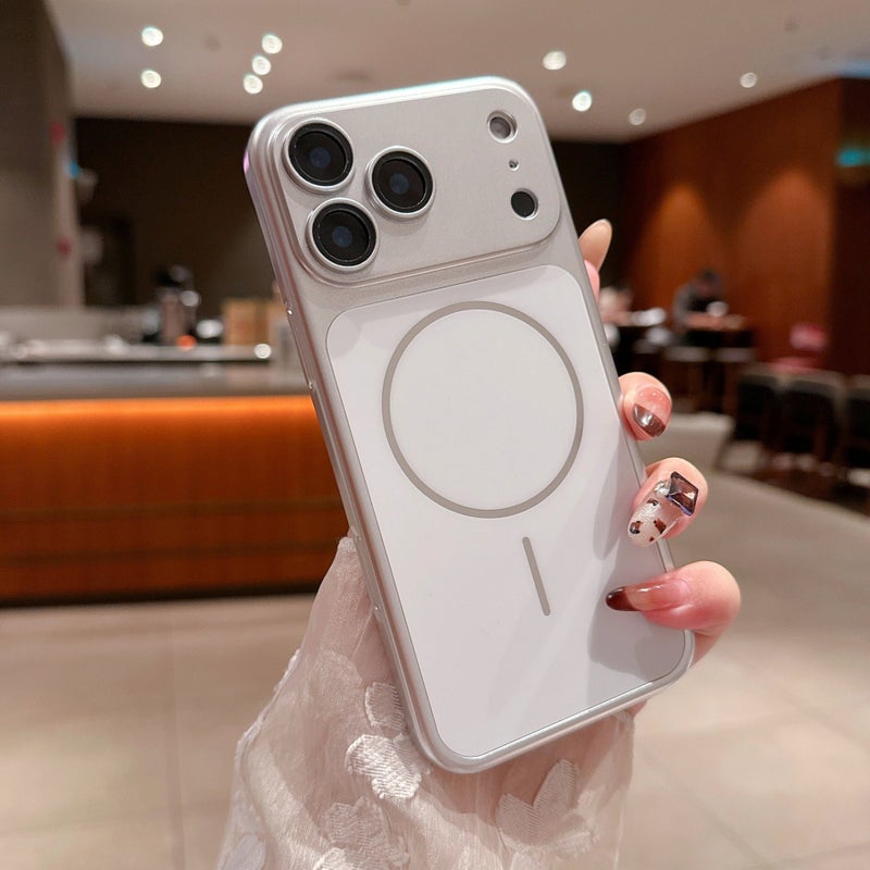 غلاف هاتف مغناطيسي فاخر من الصحراء الذهبية لـ iPhone 16 Pro مضاد للصدمات ومقاوم لبصمات الأصابع - Image 1