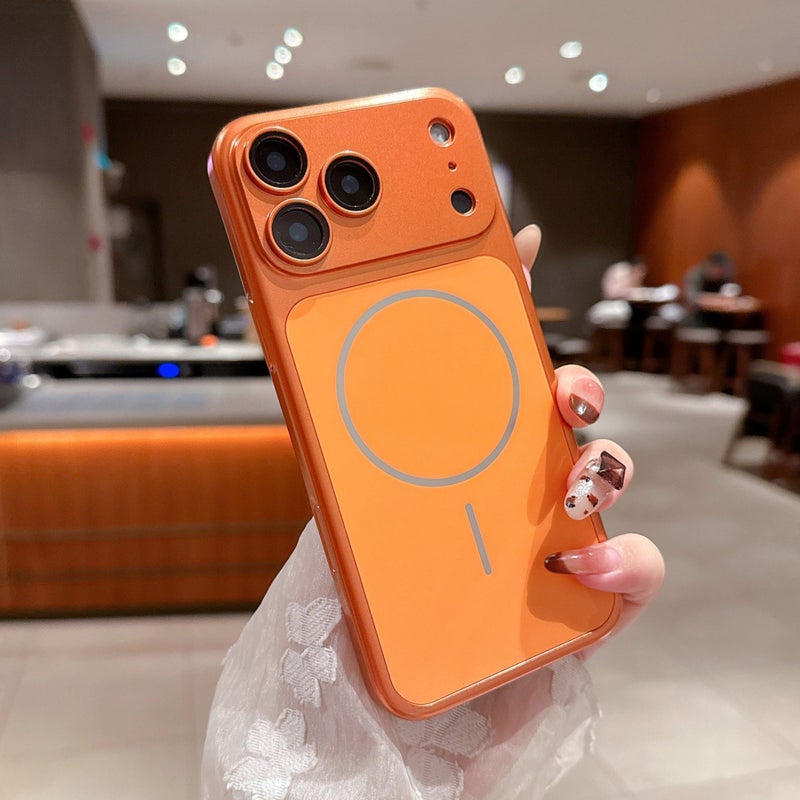 غلاف هاتف مغناطيسي فاخر من الصحراء الذهبية لـ iPhone 16 Pro مضاد للصدمات ومقاوم لبصمات الأصابع - Image 5