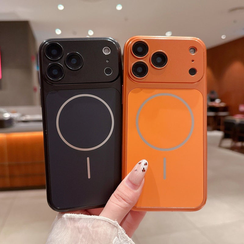 غلاف هاتف مغناطيسي فاخر من الصحراء الذهبية لـ iPhone 16 Pro مضاد للصدمات ومقاوم لبصمات الأصابع - Image 2