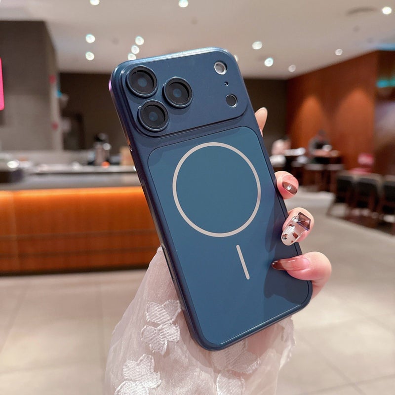 غلاف هاتف مغناطيسي فاخر من الصحراء الذهبية لـ iPhone 16 Pro مضاد للصدمات ومقاوم لبصمات الأصابع - Image 3