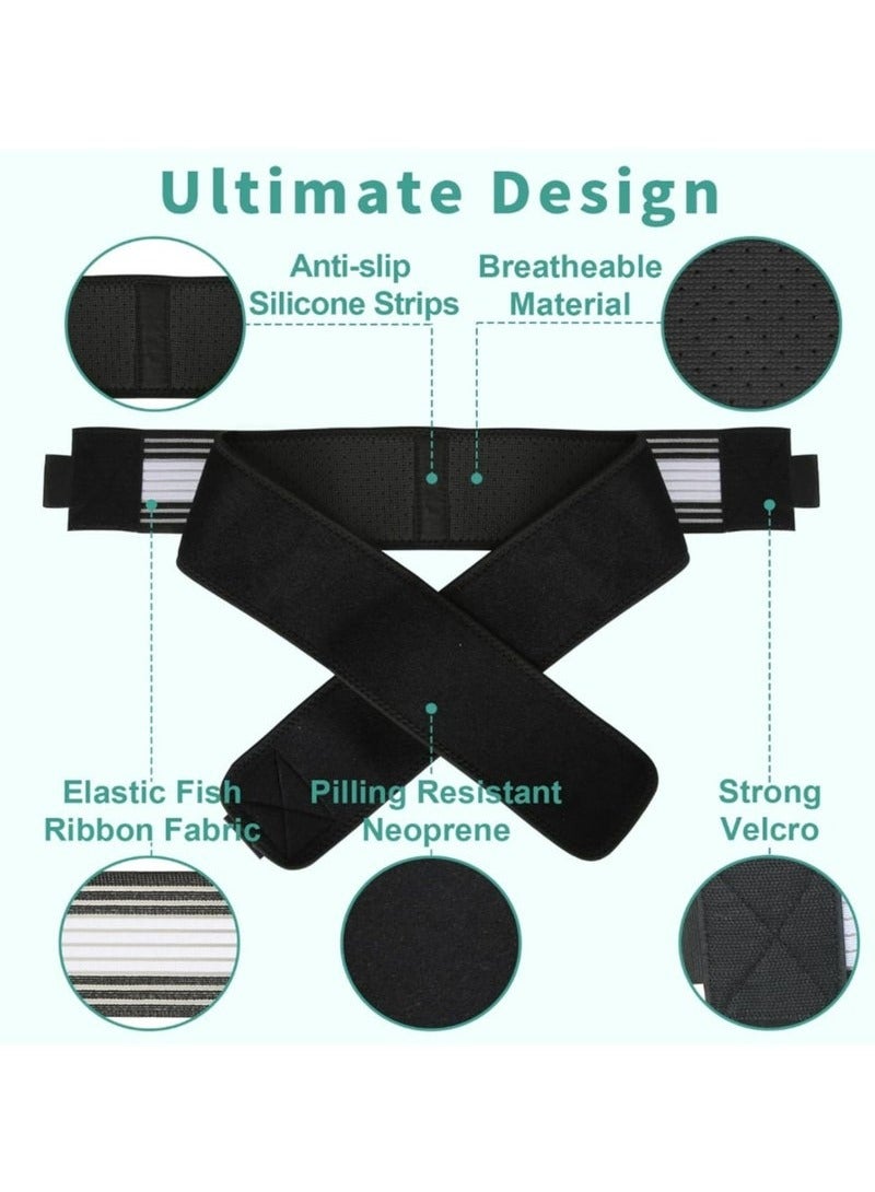 Women Men Sacroiliac Hip Support Belt Pain Relief Compression Belt for Lower Back Joint Pelvic Sacrum Pregnancy Nerve Sciatic Trochanteric - Image 5