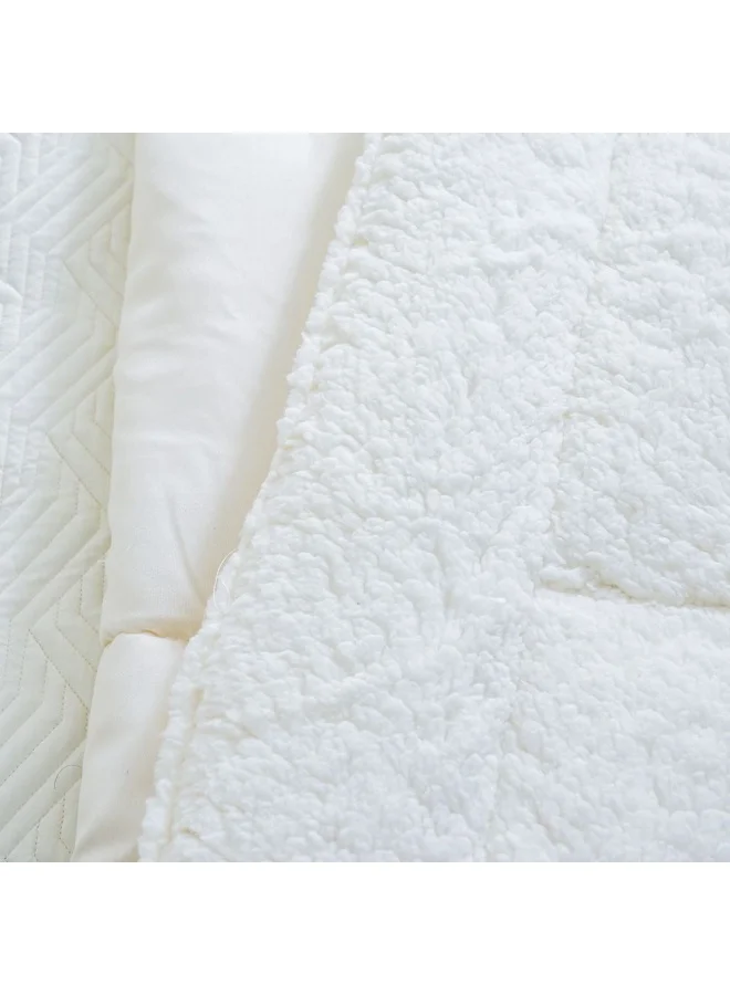 دانوب هوم Serenity Sherpa Duvet King 220x230 Cm Beige