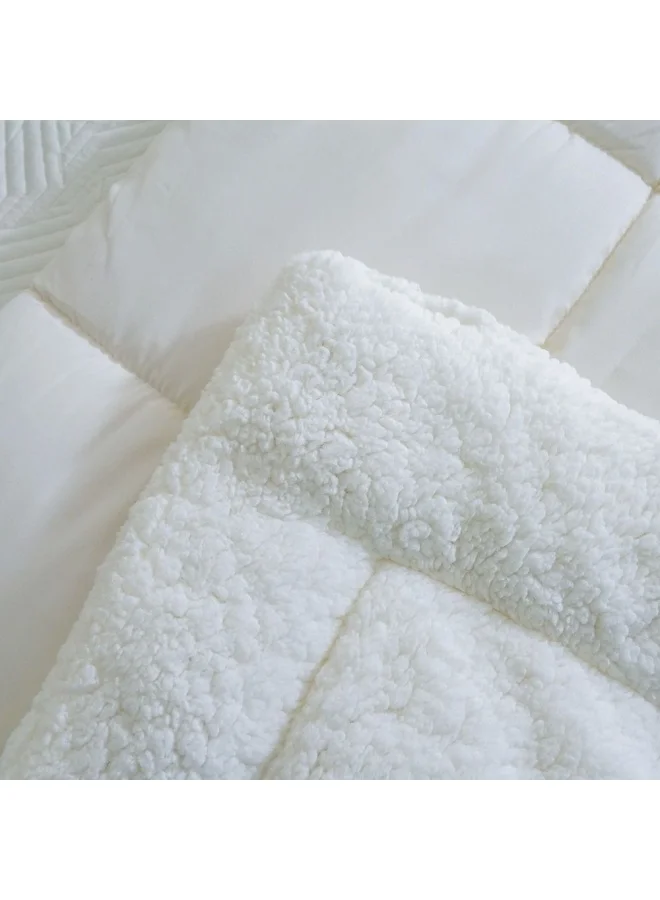 دانوب هوم Serenity Sherpa Duvet King 220x230 Cm Beige