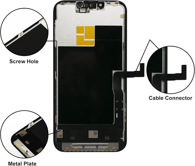 LL TRADER Screen Replacement for iPhone 13 pro 6.1" LCD Retina FHD Display COF Touch Screen Digitizer with Repair Tool Kits, Waterproof Tape, Screen Protector (Truetone programable) 2025 USA1 - Image 3