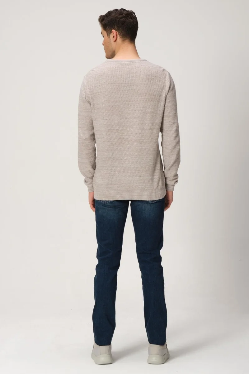 Alexander Gardi Honeycomb Knitted Crew Neck Sweater (E20-18803)