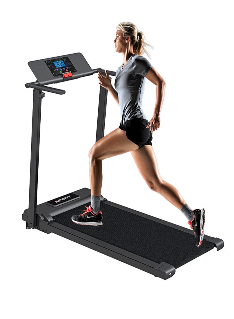 ETG Household 2.0HP 1-8KM/H Fitness Treadmill with LED Display, Multi-Functional Foldable Fitness Tablet Walking Machine  - Image 1