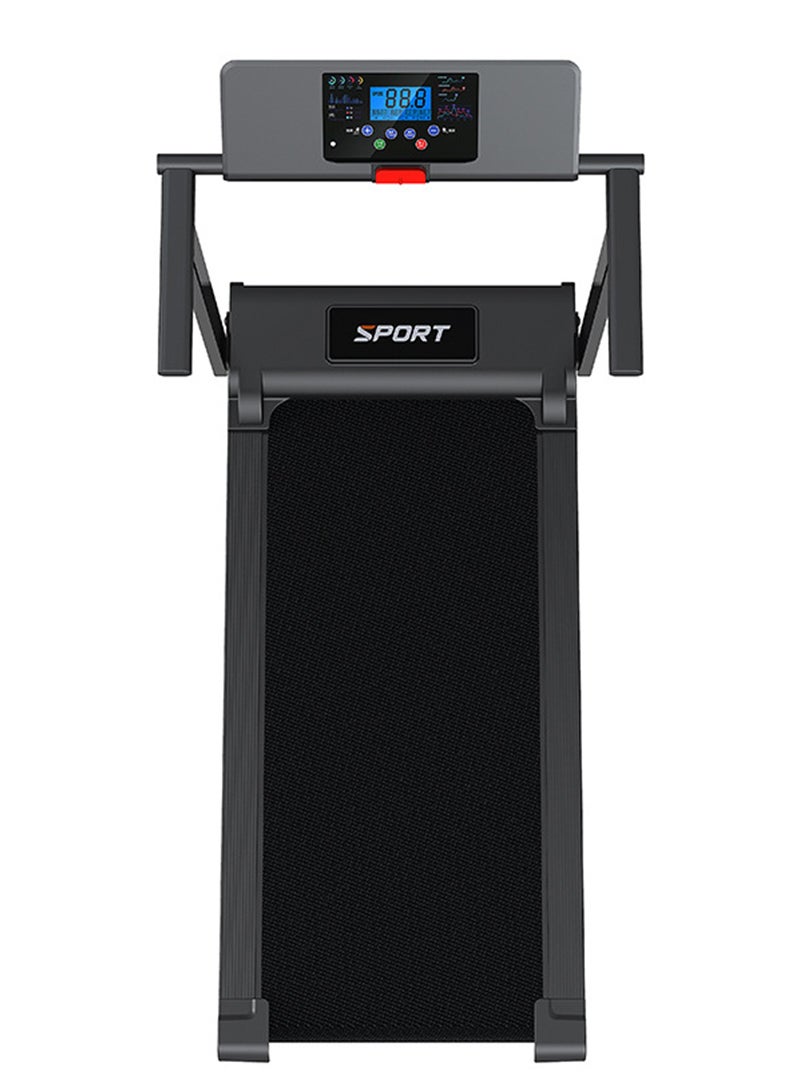 ETG Household 2.0HP 1-8KM/H Fitness Treadmill with LED Display, Multi-Functional Foldable Fitness Tablet Walking Machine  - Image 4