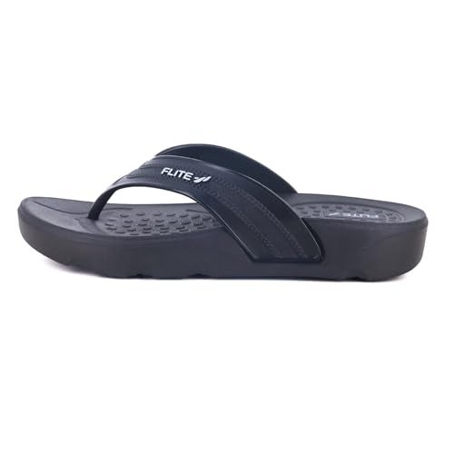 FLITE Women’s Flip-Flops FL-498 | Black Wedge Slippers for Women | Comfortable Casual Sandals | Lightweight Stylish Slip-Ons (Black, UK, UK Footwear Size System, Adult, Women, Numeric, Medium, 6) - Image 4