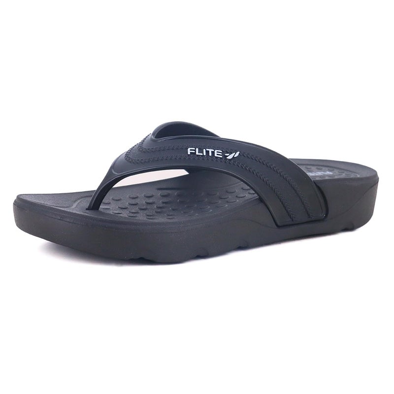 FLITE Women’s Flip-Flops FL-498 | Black Wedge Slippers for Women | Comfortable Casual Sandals | Lightweight Stylish Slip-Ons (Black, UK, UK Footwear Size System, Adult, Women, Numeric, Medium, 6) - Image 5