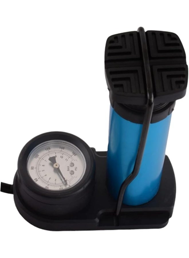 Bicycle wheel air pump with pressure gauge – practical metal design for precise and efficient tire inflation - Image 5