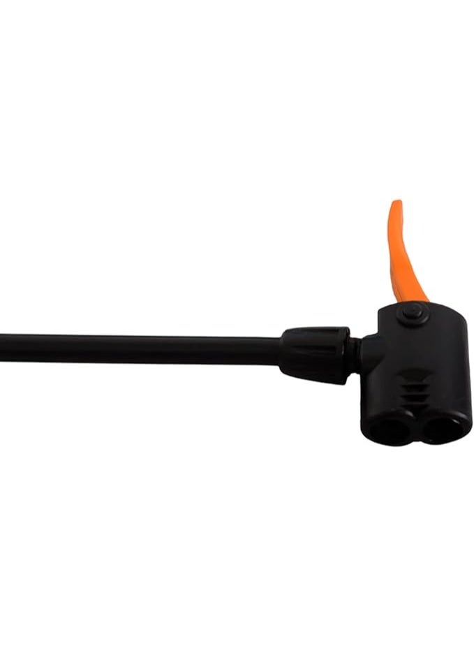 Bicycle wheel air pump with pressure gauge – practical metal design for precise and efficient tire inflation - Image 3