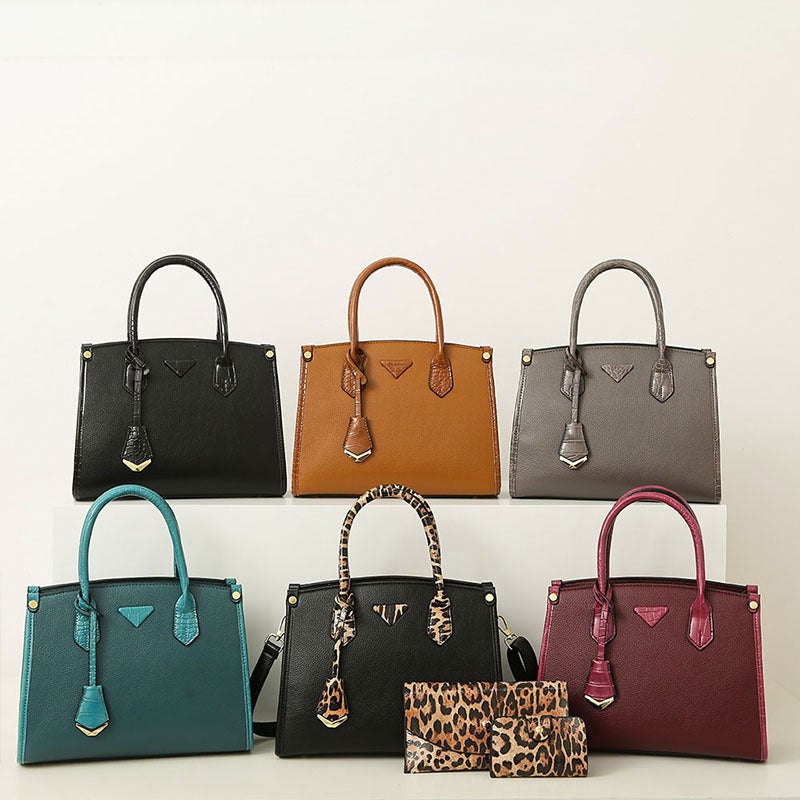 Multi-Compartment Bag 2024 Autumn Fashion Simple Handbag Retro Women'S Bag Large Capacity High-End Sense - Image 3
