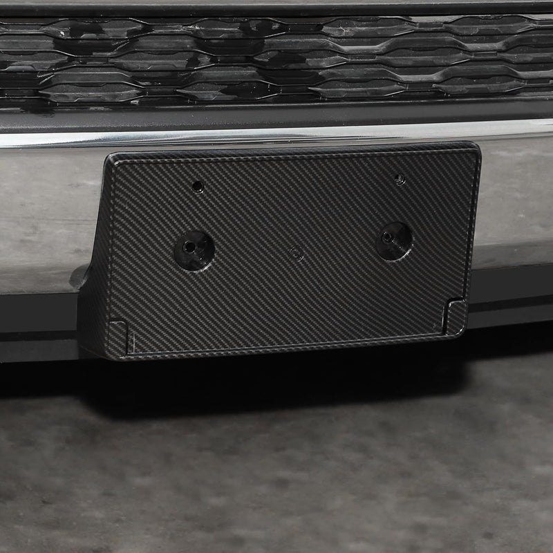 Jimen Carbon Fiber License Plate Holder for Dodge Ram - Image 5
