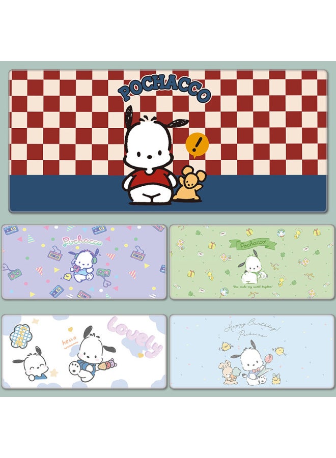 Parchal Dog Mouse Pad Oversized Cute Cartoon Sanrio For Boys And Girls Office Computer Keyboard Learning Desk Pad-Color:60x 30cm Thickness 3mm-Pattern:Fluorescent Yellow Parchal Dog 601  - Image 2