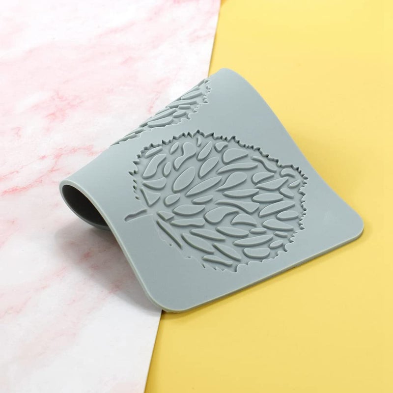 TUKE Lace Molds for Cake Decorating 3D Leaf Silicone Molds for Baking Gummy Molds Clay Fondant Molds Lace Mats Flower Honeycomb Bee Pattern for Sugar Chocolate Polymer (Leaf_8.12x5.4x0.12inch_Q) - Image 5