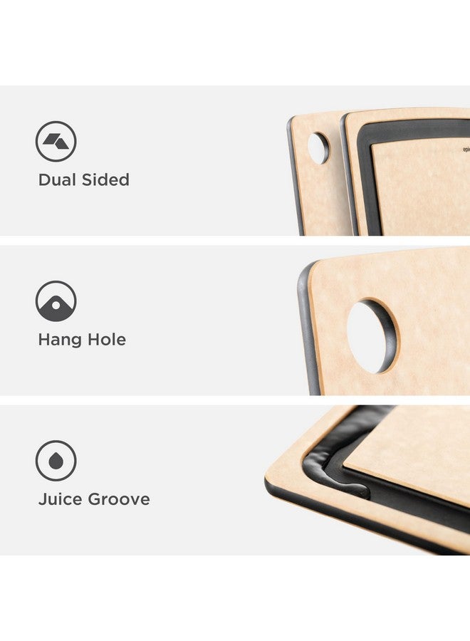 Epicurean Gourmet Series Cutting Board with Juice Groove, 14.5-Inch by 11.25-Inch, Natural/Slate - Image 4