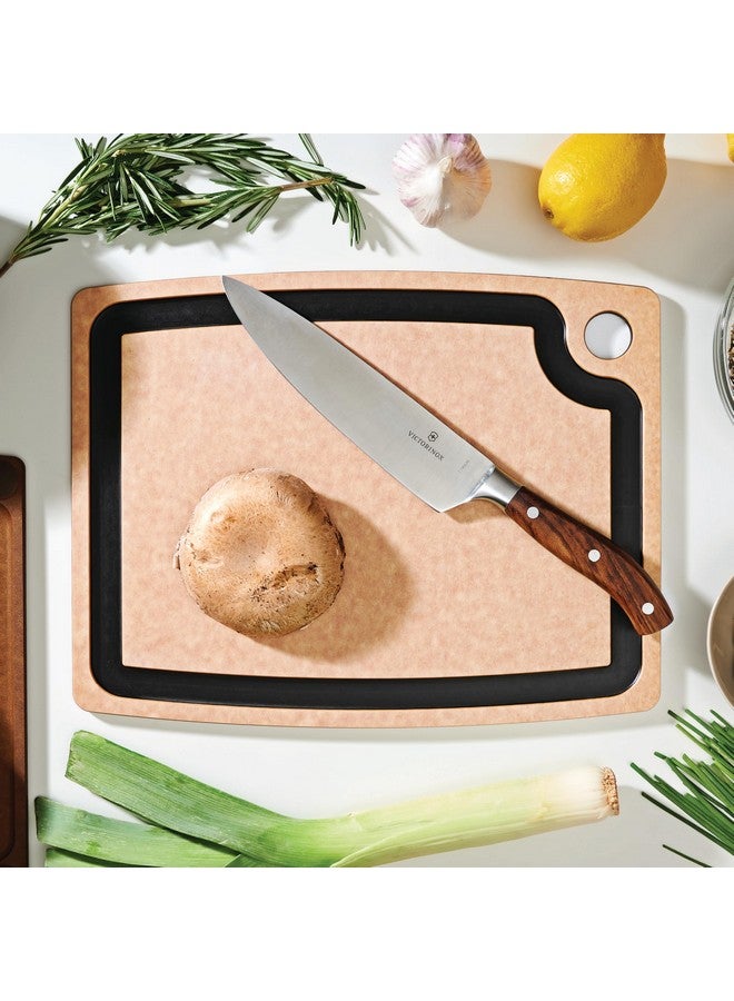 Epicurean Gourmet Series Cutting Board with Juice Groove, 14.5-Inch by 11.25-Inch, Natural/Slate - Image 2