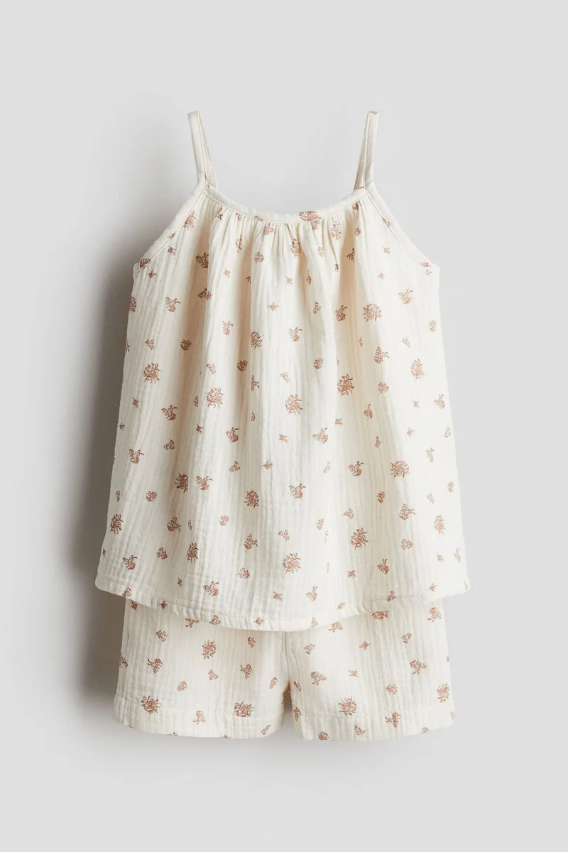 H&M 2-piece cotton muslin set