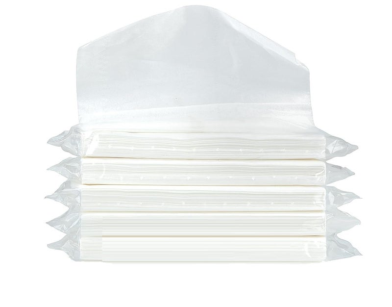 Dhanvine Car Tissue Refiller Pack of 5 Tissue Napkin Refill Car Tissue Box Interior Accessories 200 Sheets (100 Pulls) Compatible with Mercedes Benz Gla Class - Image 2