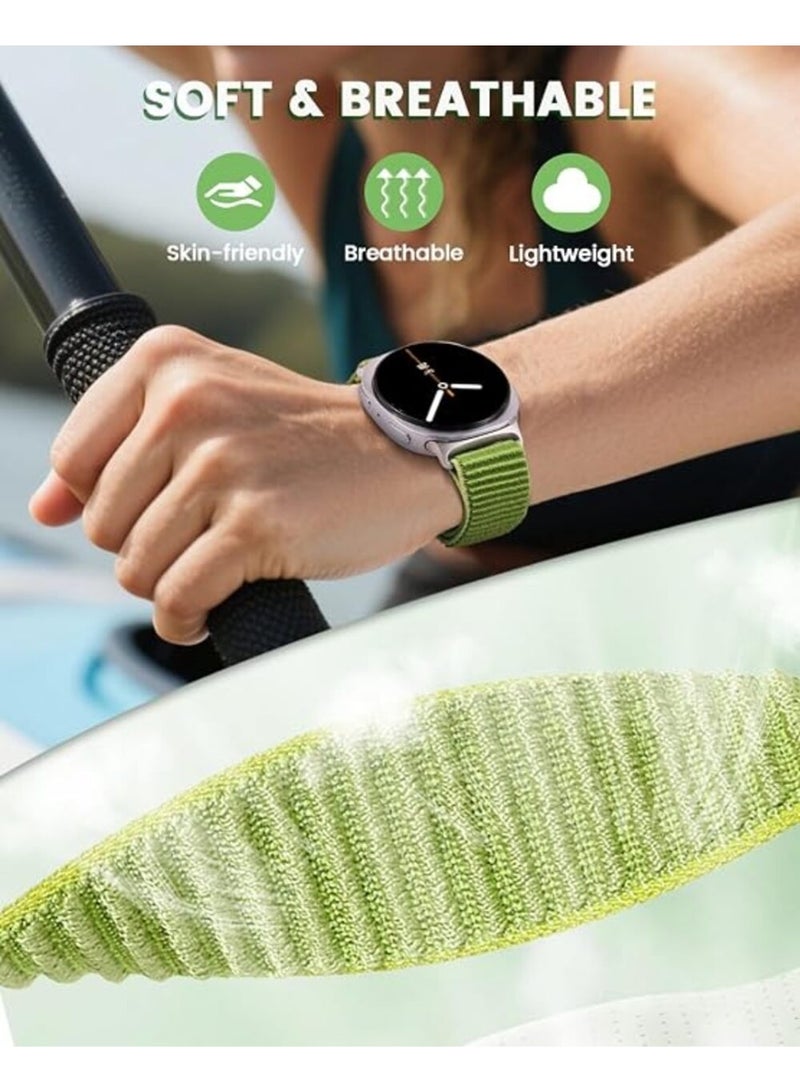 TEMPO Soft Nylon Band for Samsung Galaxy Watch 9/8 40mm 44mm/Classic 46mm | No Gap Sport Fabric Sport Loop Strap Adjustable Wristband, Breathable, Replaceable strap for Men & Women - Image 3