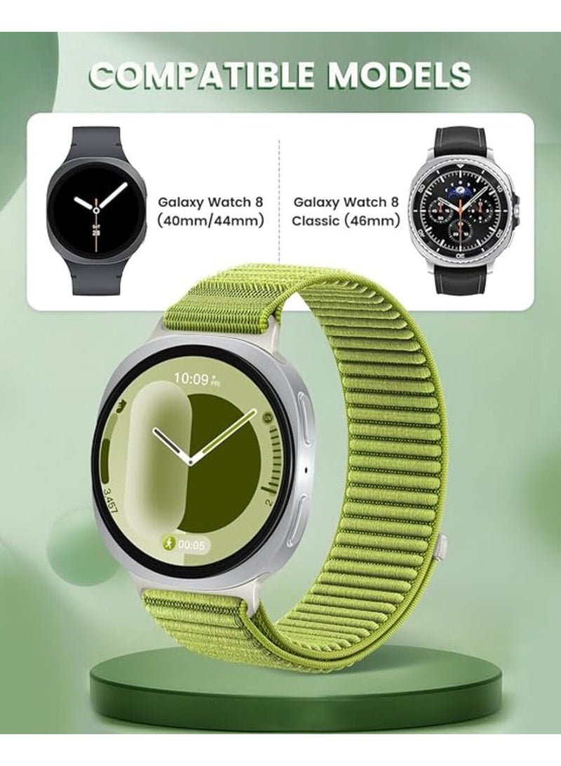 TEMPO Soft Nylon Band for Samsung Galaxy Watch 9/8 40mm 44mm/Classic 46mm | No Gap Sport Fabric Sport Loop Strap Adjustable Wristband, Breathable, Replaceable strap for Men & Women - Image 5