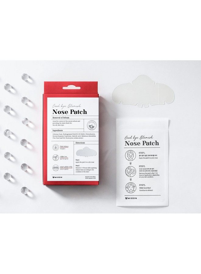 MIZON Nose Patch From Goodbye Blemish Line Patch For Nose Pores Pimples Zits Oil And Acne Blackhead Remover(10Ea)  - Image 5