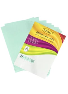 PRIMA 50 sheets of A4 Green cardboard Thickness 180 grams  - Image 2
